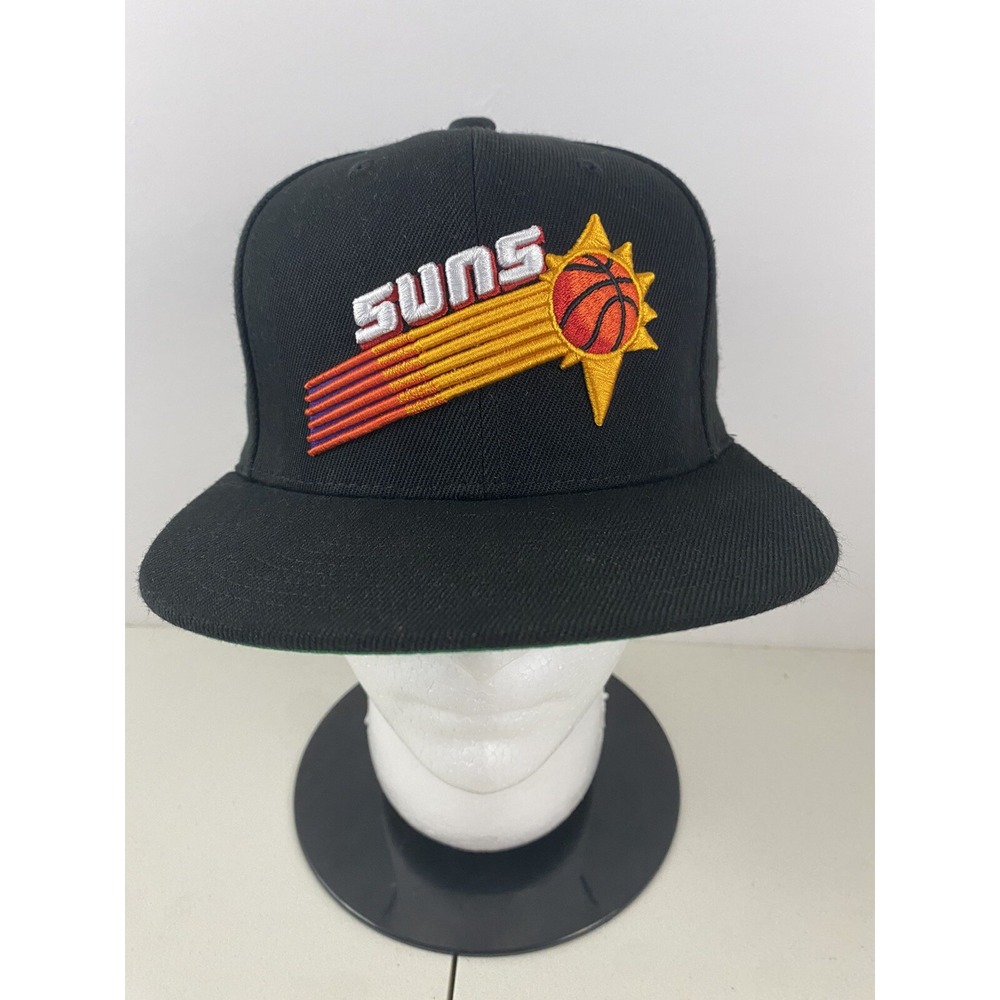 Mitchell & Ness HWC Phoenix Suns NBA Black Orange Classic Snapback Hat Cap